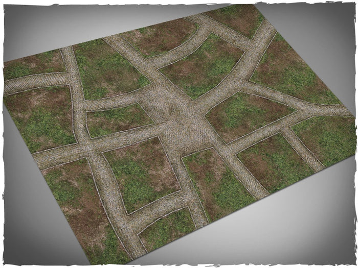 Deep-Cut Studio - Game Mat - Cobblestone Streets (Mousepad 4x6')