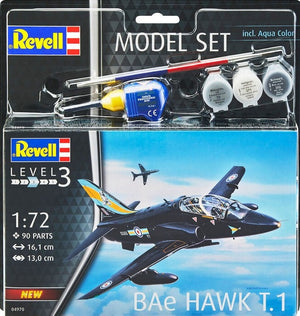Revell - 1/72 BAE Hawk T.1 (Model Set Incl. Paint)