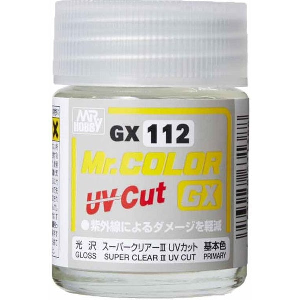 Mr.Color Clear GX - GX112 Super Clear Gloss  UV Cut (18ml)