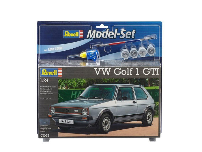 Revell - 1/24 Volkswagen Golf 1 GTI (Model Set Incl. Paint)