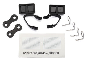 Traxxas - 8073 - Ford Bronco Side Mirrors -Black Left & Right (TRX-4)