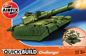 Airfix - Challenger Tank (Green) (QUICK BUILD)