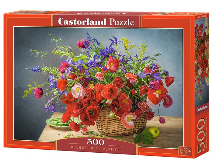 Castorland - Bouquet with Poppies (500pcs)