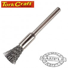 Tork Craft - Mini Carbon Steel Brush End 3.2mm Dia x 3.2mm Shank
