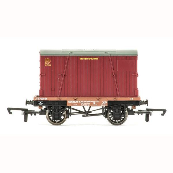 Hornby - Conflat and Container Wagon