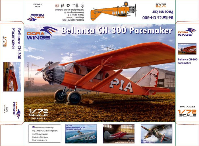 Dora Wings - 1/72 Bellanca CH-300 Pacemaker