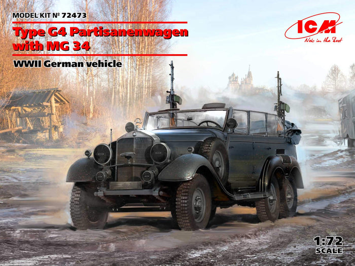 ICM - 1/72 Type G4 Partisanenwagen with MG 34