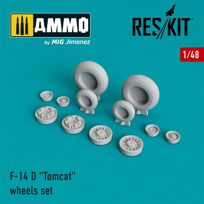 Reskit - 1/48 F-14 D "Tomcat" Wheels Set (RS48-0007)