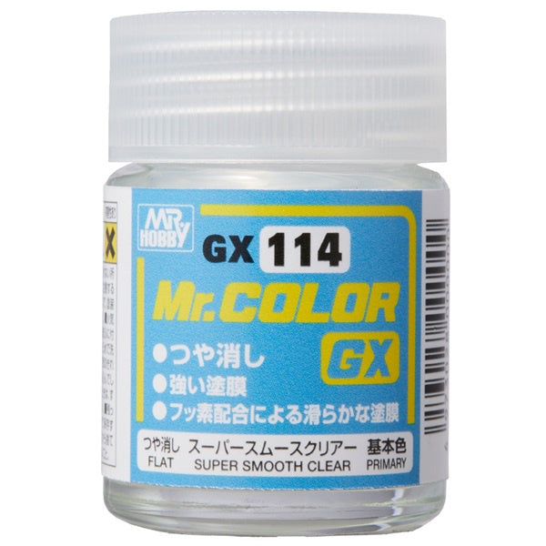 Mr.Color Clear GX - GX114 Super Smooth Clear Flat (18ml)