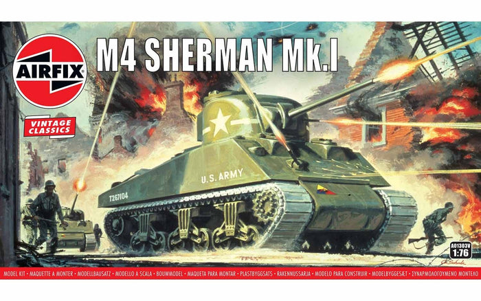 Airfix - 1/76 M4A2 Sherman Mk 1 Tank