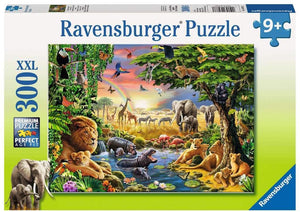 Ravensburger - Evening At The Waterhole (300pcs) XXL Puzzle