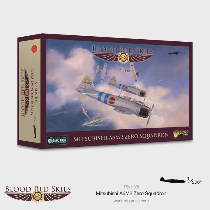 Warlord - Blood Red Skies Mitsubishi A6M2 Zero squadron