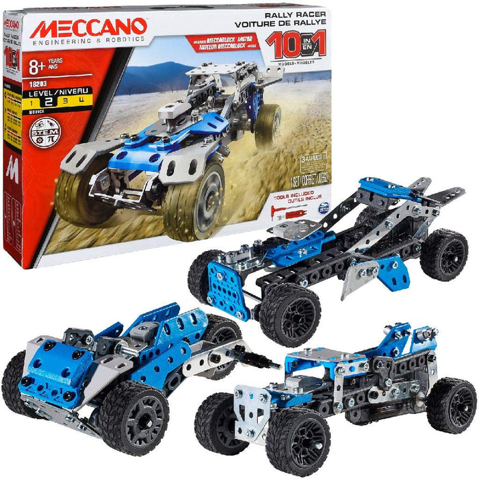 Meccano - Rally Racer 10-in-1 Model Set (Motorised Truck)