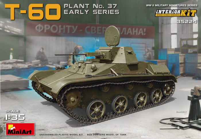 Miniart - 1/35 T-60 Plant No.37 Early Series w/Interior