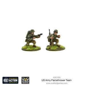 Warlord - Bolt Action  US Army Flamethrower team