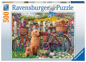 Ravensburger - Cute Dogs In The Garden (500pcs)