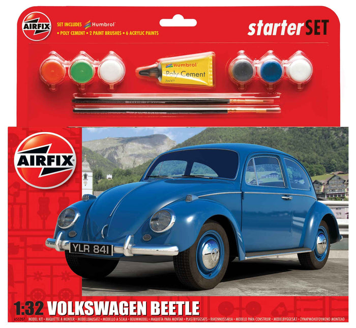 Airfix - 1/32 VW Beetle (Starter Set Incl.Paint)