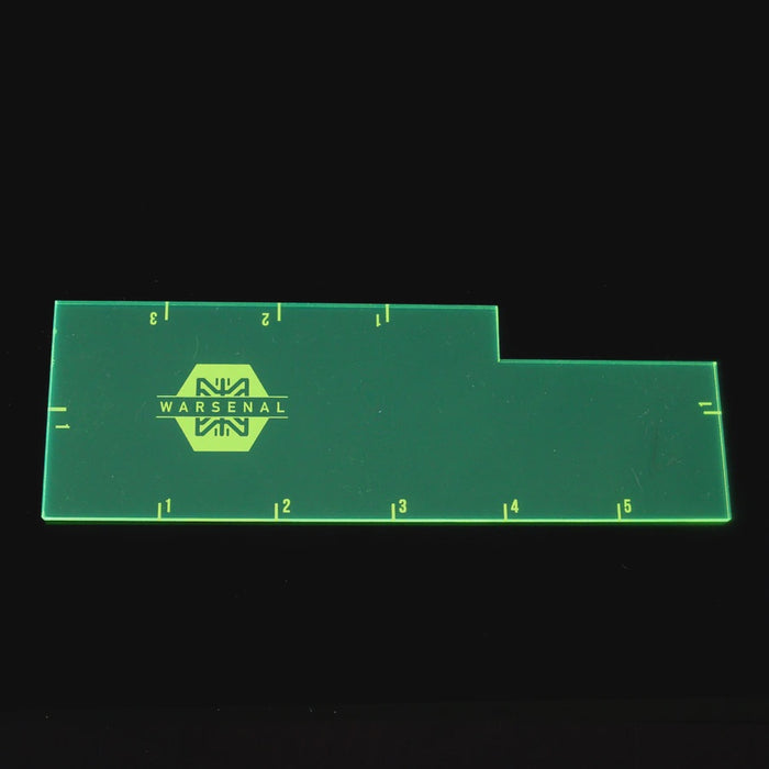 Warsenal - Infinity 6x4x2 Measurement Tool - Fluorescent Green