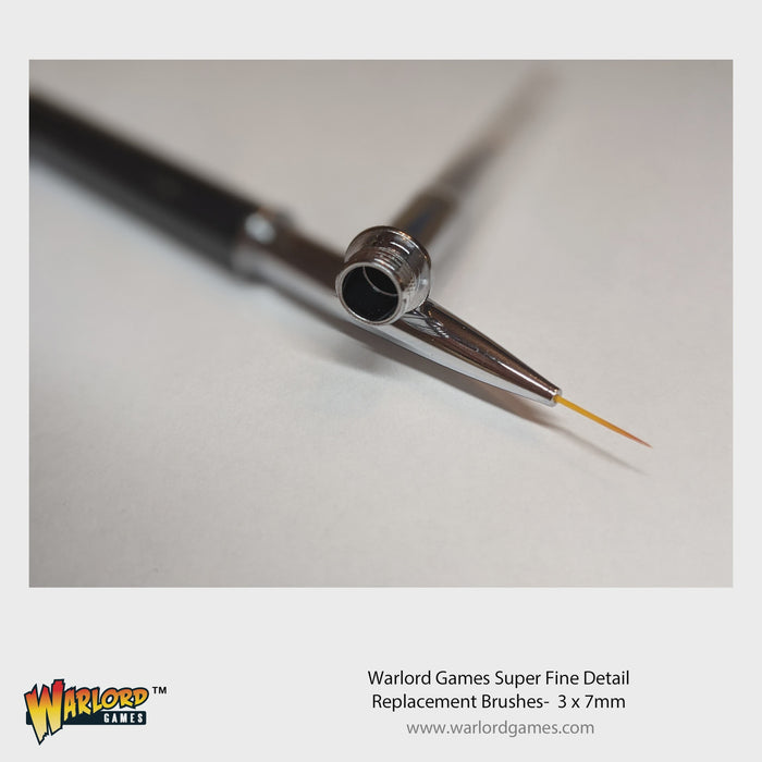 Warlord - 3 pack 7mm Replacement Brush
