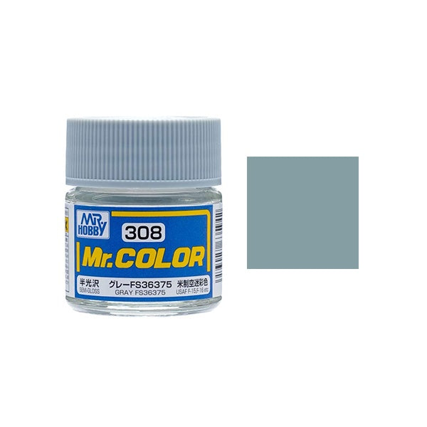 Mr.Color - C308 FS36375 Light Ghost Gray (Semi-Gloss)