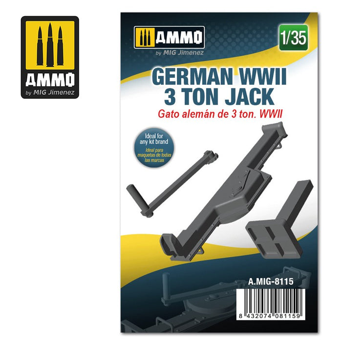 AMMO 8115 - 1/35 German WWII 3 ton Jack (Resin)