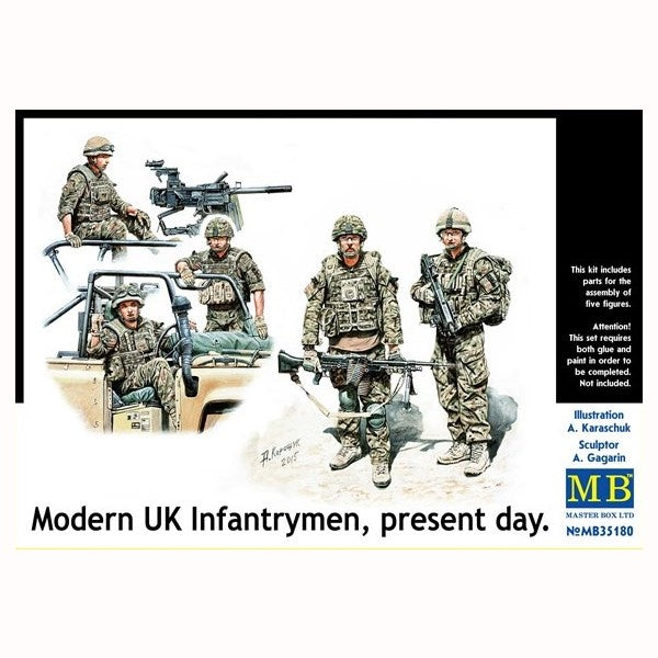 Master Box - 1/35 Modern Uk Infantry Present Day