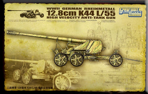 Great Wall Hobby - 1/35 WWII German Rheinmetall 12.8cm K44 L/55 High Velocity Anti-Tank Gun