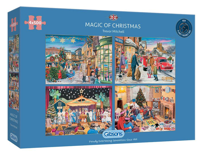 Gibsons - Magic of Christmas (4 X 500pcs)