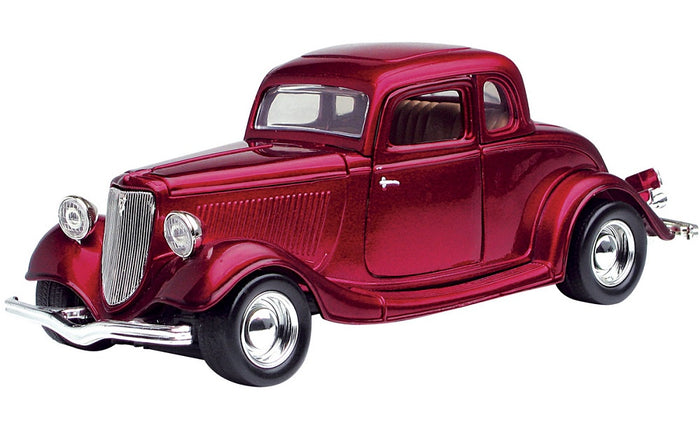 Motor Max - 1/24 Ford Coupe Hardtop Metallic Red 1934