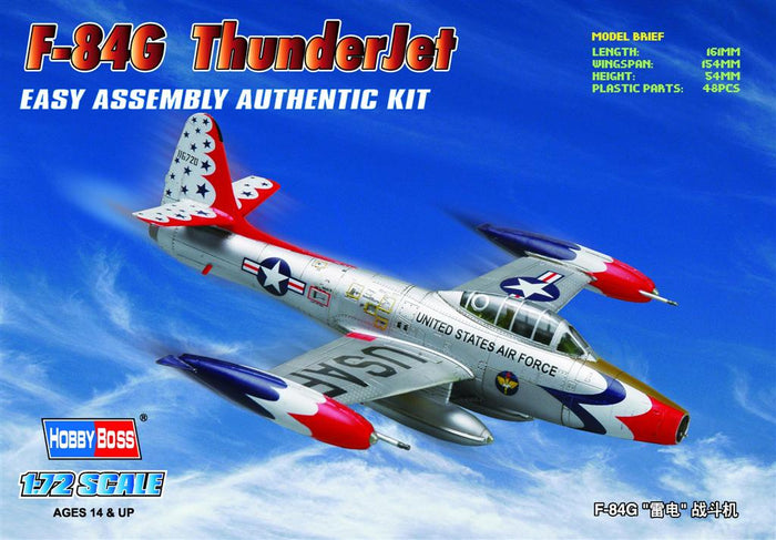 Hobby Boss - 1/72 F-84G Thunderjet Fighter (80247)