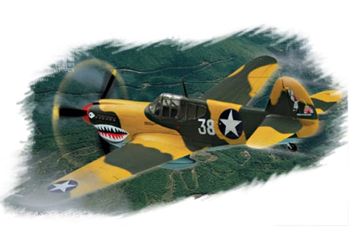 Hobby Boss - 1/72 P-40E Kitty hawk (80250)