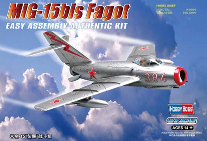 Hobby Boss - 1/72 MiG-15bis Fagot (80263)