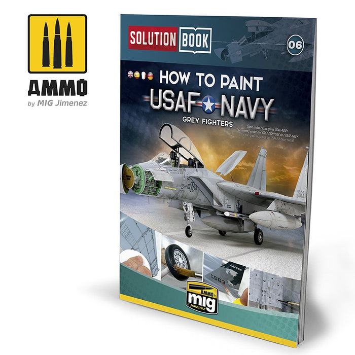 How to Paint USAF Navy Grey Fighters - Solution Book