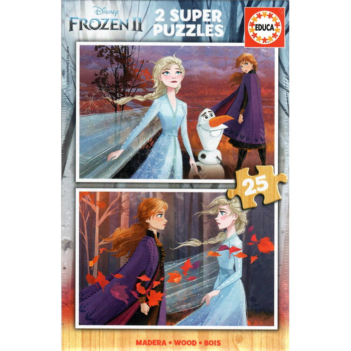 Educa - Frozen 2 /Wood (2x25pcs)