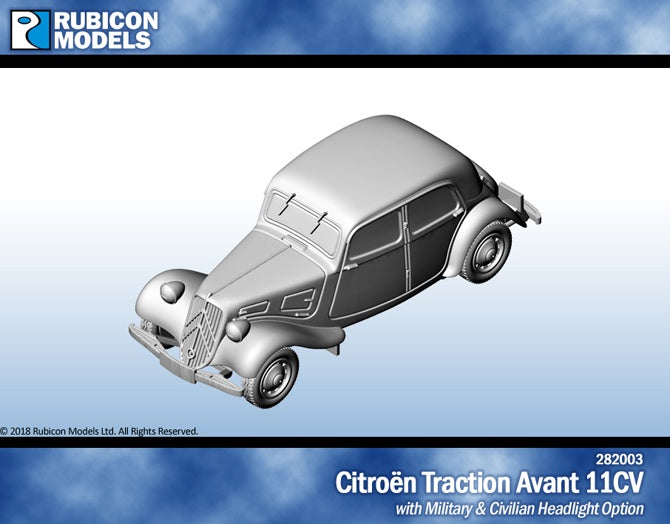 Rubicon Models - 1/56 Citroen Traction Avant 11CV