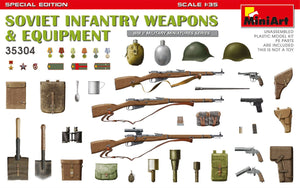 Miniart - 1/35 Soviet Infantry Weapons and Equipment (Special Edition)