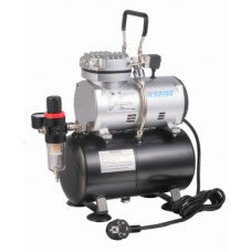 AirCraft - Mini Air Compressor -Piston type w/Tank & Regulator & Watertrap (1cyl)