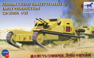 Bronco - 1/35 Italian CV3/33 Tankette (Series II) (incl. P.E. parts)