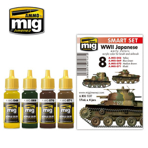 AMMO - 7137 WWII Japanese AFV Early Colors (Paint Set)