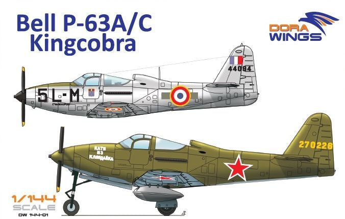 Dora Wings - 1/144 Bell P-63A/C Kingcobra (2 in 1)