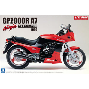Aoshima - 1/12 Kawasaki GPZ900R Ninja A7 With Custom Parts