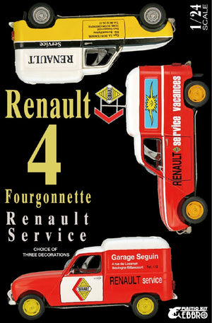 Ebbro - 1/24 Renault 4 Fourgonnette Service Car
