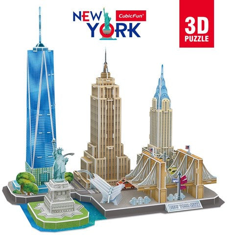 Cubic Fun - City Line New York City (123pcs) (3D)