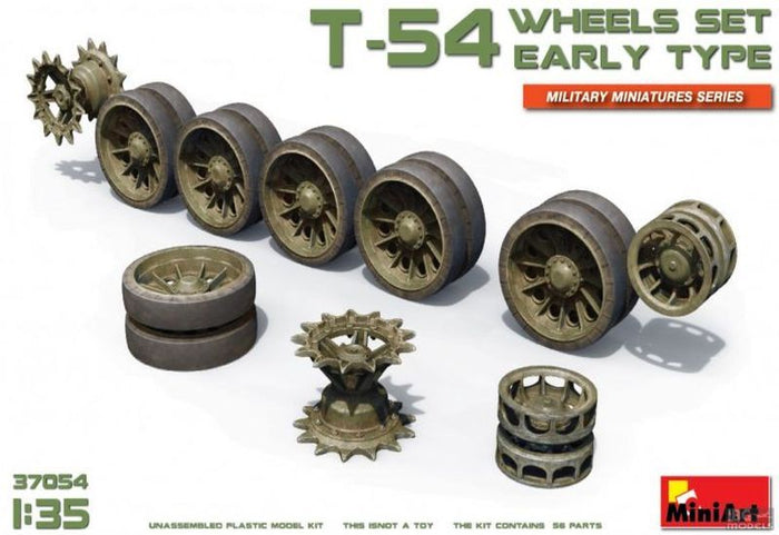 Miniart - 1/35 T-54 Wheel Set (Early Type)