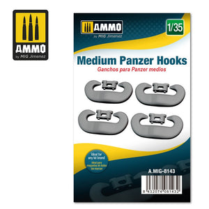 AMMO 8143 - 1/35 Medium Panzer Hooks (Resin)
