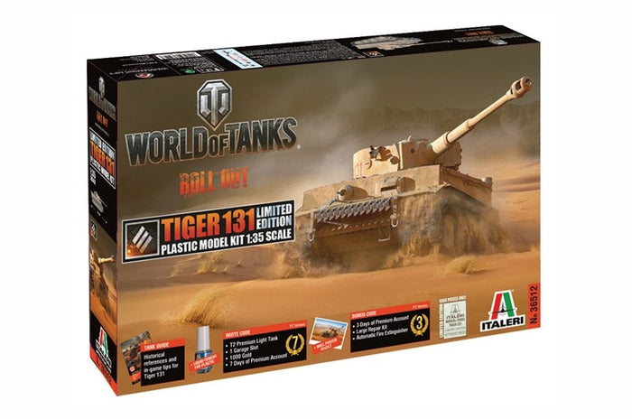Italeri - 1/35 Tiger 131 - Limited Edition World of Tanks