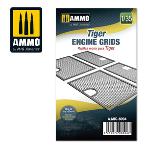AMMO 8094 - 1/35 Tiger Engine Grids (Resin)