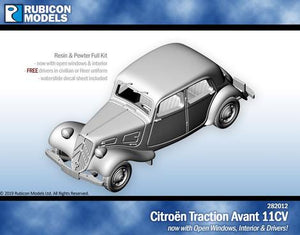 Rubicon Models - 1/56 Citroën Traction Avant 11CV with interior