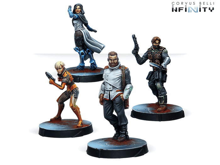 Infinity - Civilians: Agents of the Human Sphere. (RPG Characters set)