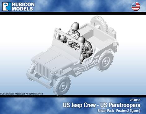 Rubicon Models - 1/56 US Jeep Crew - US Paratropper